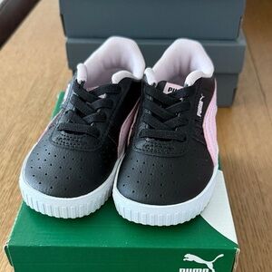 PUMA Kids Sneakers in Black and Pink